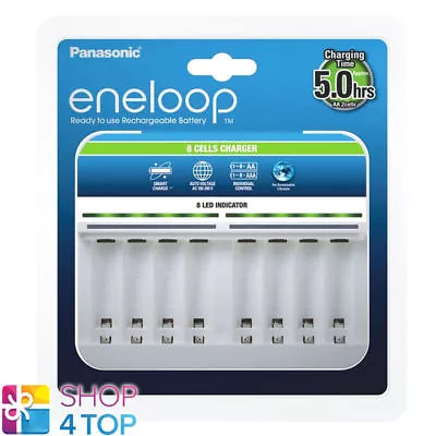 £41.92 • Buy Panasonic Eneloop 8 Cells Charger Bq-cc63 For Aaa Aa Batteries Auto Voltage New