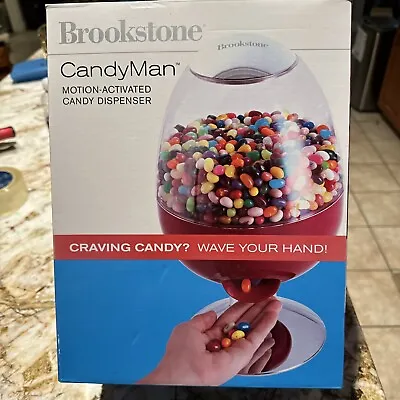 Brookstone Red Candyman Motion Sensor Activated Candy Dispenser/Touch Free “New” • $44.99