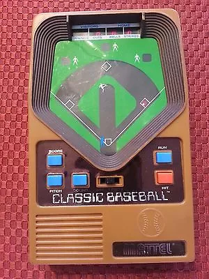 Mattel Handheld 2001 Electronic CLASSIC BASEBALL Game Cleaned Tested Works • $20
