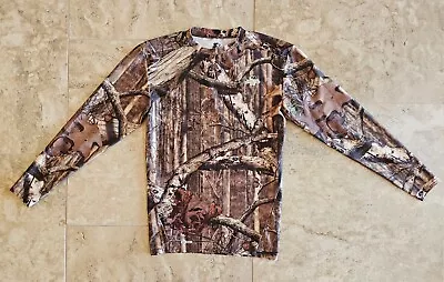 Youth MOSSY OAK Break Up Infinity Long Sleeve Camouflage Shirt VGUC Size Medium • $10