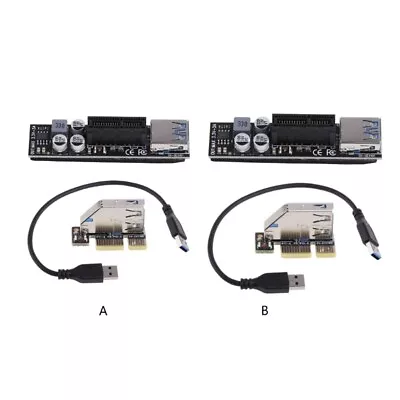 Mini PCI-E Extension Cable PCI-E To PCIE Converter Adapter Card USB3.0 • $12.37