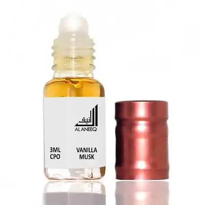 Vanilla Musk Perfume Oil By Al Aneeq - Musky & Powdery Unisex Fragrance 3ml • £3.49