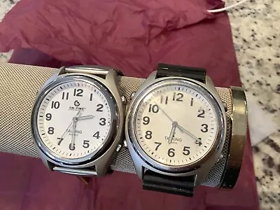 Watch Talking Atomic Silver Stretch -for Parts • $19