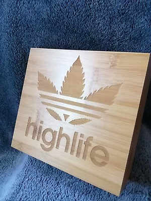 £30 • Buy Engraved Bamboo Stash Box
