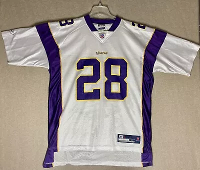 Minnesota Vikings Adrian Peterson #28 Size XL Jersey Reebok NFL Equipment • $29.95