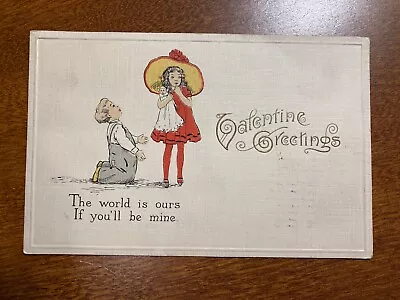 Vintage Valentine's Day Postcard 1911 • $4