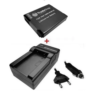 BATTERY + CHARGER For Panasonic Lumix DMW TZ60 TZ61 TZ70 TZ71 • £26.44