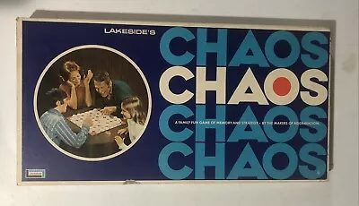 CHAOS 1971 Lakeside Vintage Memory & Strategy Board Game *100% Complete* • $0.99