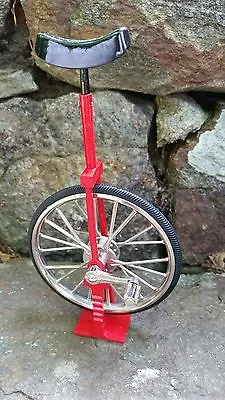 Miniature RED Unicycle 1/10 Scale NEW In BOX • $9.99