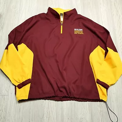 University Of Minnesota Jacket Adult 2XL 1/4 Zip Windbreaker Lightweight Mens • $37.44