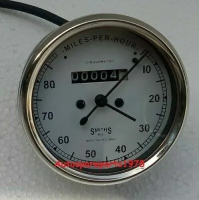 0-80Mph Smith Motorbike Odometer Replica Tachometer Speedometer Mileage Meter • $21