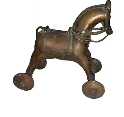 $499 • Buy Vintage Unique Metal Horse Collectible Bronze Metal Horse Decorative Item