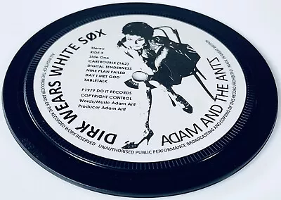 Adam And The Ants. Record Label Coaster. Dirk Wears White Sox. Punk • £5