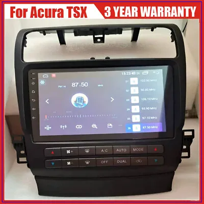 Android 12 6+128GB Car Radios Unit GPS Carplay Dashboard For Acura TSX 2004-2008 • $493.61