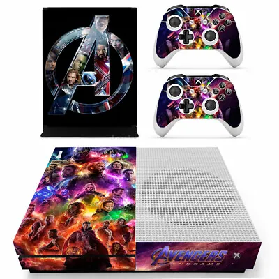 The Avengers Skin Decal Sticker FOR XBOX ONE S Console & Controllers AU NEW • $22.12