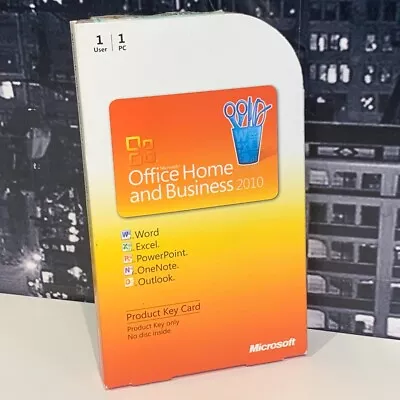 £44.99 • Buy Microsoft Office 2010 Business Home PKC Word Excel PowerPoint Outlook 365 Boxed