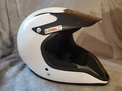 G-FORCE Pro Pit White Racing Helmet SMALL ~ PT#3012SMLWH ** • $29.99
