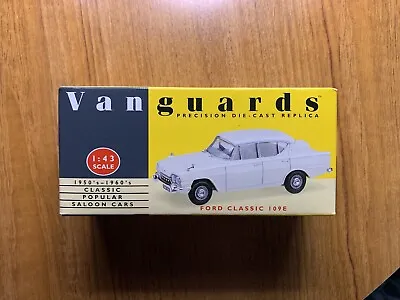 Vanguards Corgi 1:43 Ford Classic 109E Ermine White VA35002 • £18.75