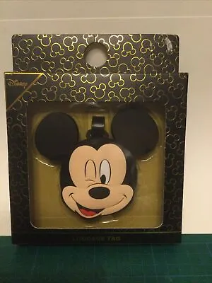 Disney Mickey Mouse Travel Suitcase Luggage Bag Name Tag Primark • £5.95
