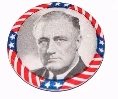 1932 FRANKLIN D. ROOSEVELT FDR PRESIDENT Campaign Pin Pinback Button Political • $14.95