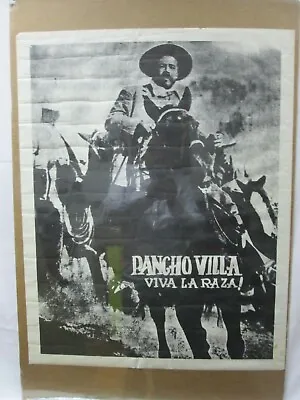 Pancho Villa Viva La Raza Poster Bar Garage Man Cave Mexican Cng172 • $47.47