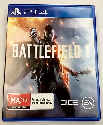 Battlefield 1 PS4 Aus Game R4 MA15+ EA Games With Free Shipping And Tracking • $11.89