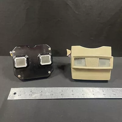 Vintage Sawyers View-Master Toy X 2 Black And Gray - Both Still Work • $26