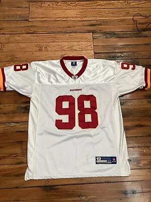 Washington Redskins Brian Orakpo #98 Reebok On Field Jersey Size 52 • $9.99