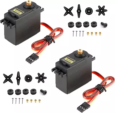 SIPYTOPF 2PCS MG995 Micro Servo Motor180° Metal Gear Servo 20KG Digital High S • $20.27