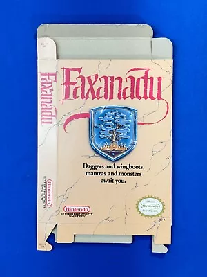 Faxanadu (Nintendo NES 1989) - Authentic Box Only - No Game • $7.50