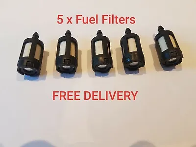 5 X Fuel Filter For Efco Makita Spear & Jackson Mcculloch Ryobi Garden Tools • £4.89