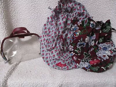 Lot Of 3 Vera Bradley ~ Laundry Swim Wet Bags ~ Lined Totes ~ Waterproof • $29.99