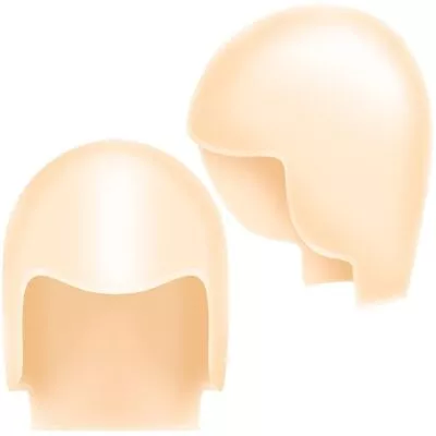 Halloween Cosplay Accessory Fake Bald Makeup Latex Bald Caps Bald Head Wig Cap • $7.68