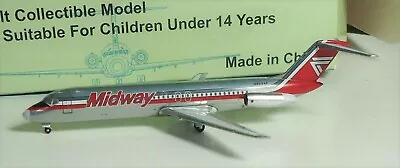 Aeroclassics ACN8944E Midway Airlines Douglas DC-9-32 N8944E Diecast 1/400 Model • $67.20