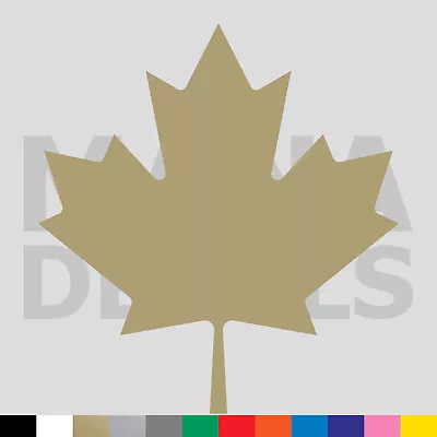 Maple Leaf Vinyl Die Cut Decal Sticker - Canada Tree • $2.49