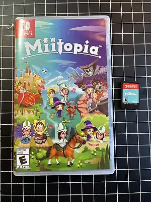 Miitopia (Nintendo Switch) -- Complete With Case CIB -- Tested & Working • $32