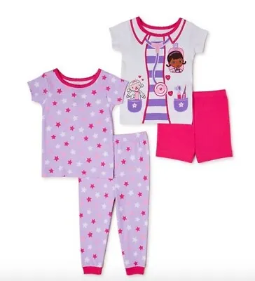 NWT 4t 4 5t 5 Doc Mcstuffins Lambie Disney Pajamas Summer Birthday Easter Summer • $24.80