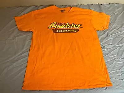 Mazda Miata MX5 Roadster Convertible Vintage Rare T Shirt T-Shirt Orange Large • $19.95