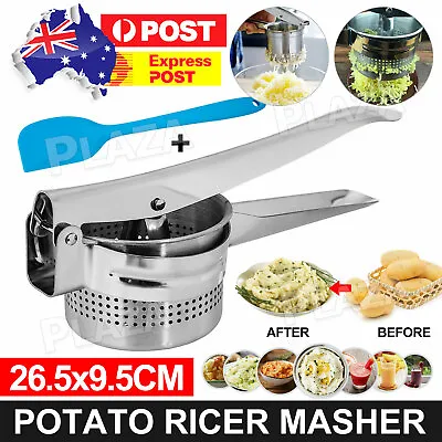 $16.45 • Buy Stainless Steel POTATO RICER MASHER Fruit Vegetable Press Potatoe Gnocchi Press
