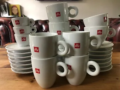 £100 • Buy 6 X Illy Coffee Cups, 3 X Illy Small Espressos, 2 X Illy Big Espressos W Saucers