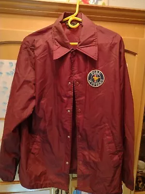 Vtg Maroon Ford Mustang Patch Lightweight Jacket Windbreaker Sz M 39-41  • $102.50