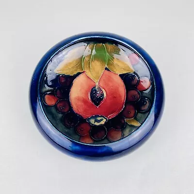 Moorcroft Pottery Small Peaches Bowl Circa 1940’s. See Condition. • $41.82