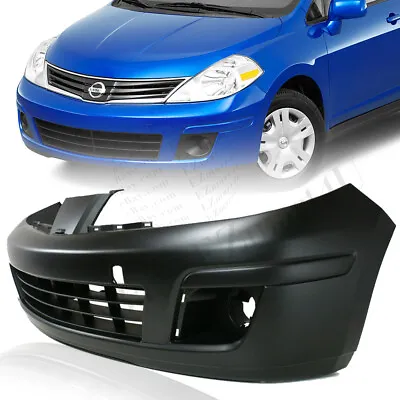For 2007-2012 Nissan Versa Primed Front Bumper Cover With Fog Lamp Holes • $165.60