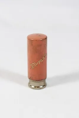 RARE VINTAGE TAYTON'S PINK METAL LIPSTICK TUBE CASE JUNGLE RASPBERRY SMALL 1930s • $19.99