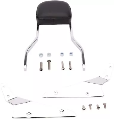 Short Square 14  Sissy Bar Chrome Cobra 02-5650 For Honda VTX1300C VTX1800C/F • $378.35