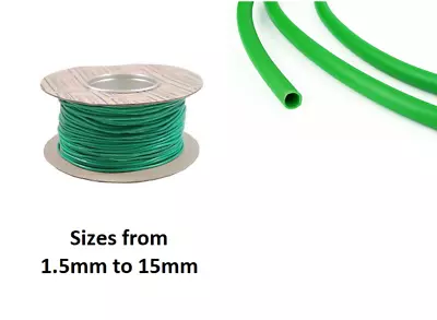 PVC Cable Sleeving Green All Sizes Electrical Cable Tubing Harness • £1.55