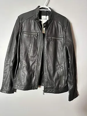 NEW OS By S.Oliver Leather Jacket Size L • $128.88