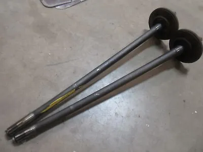 1949 1950 Chevrolet Styleline Belair Rear End Axle Shaft Pair Set Rat Rod Parts • $92.99