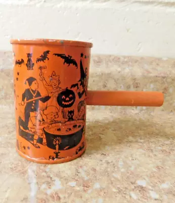 Vintage J. Chein Tin Litho Halloween Noisemaker 1930s • $29.95