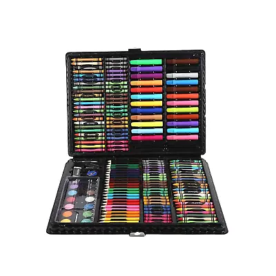 168 Pieces Art Set Kids Painting Sets With Crayons Oil Pastels Colour Maker • £12.30
